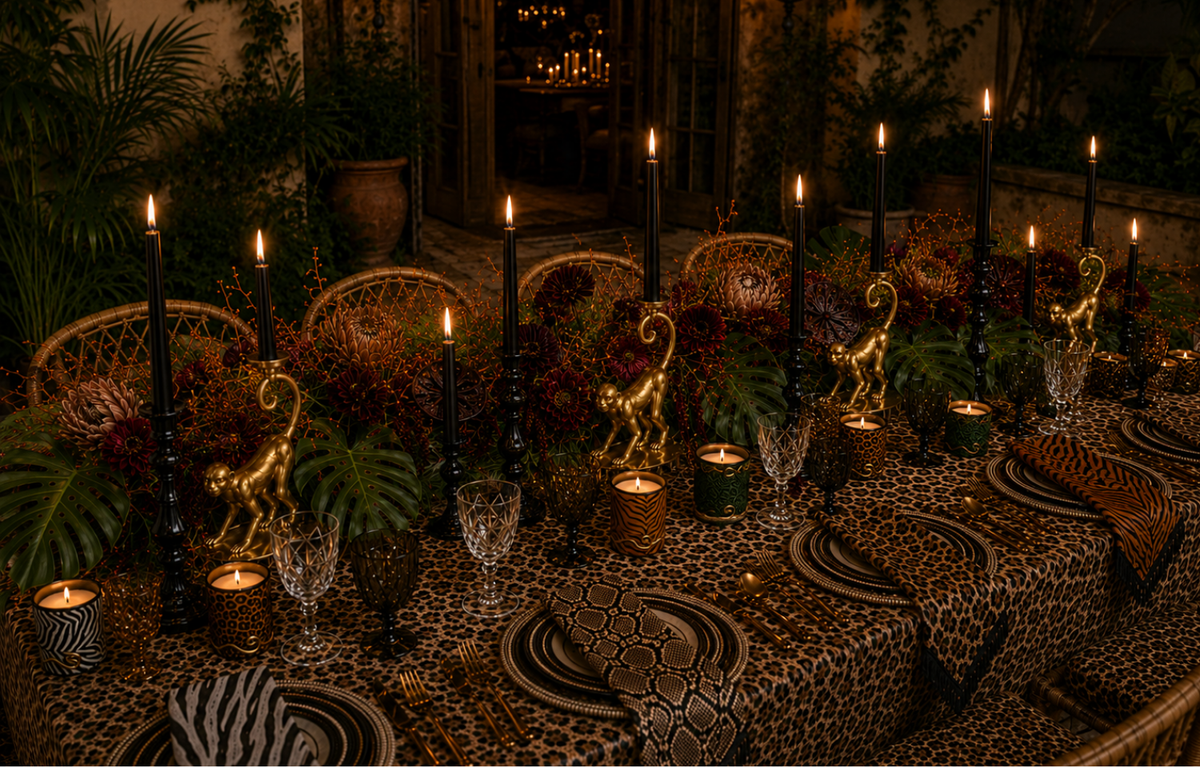 The Safari Jungle Tablescape